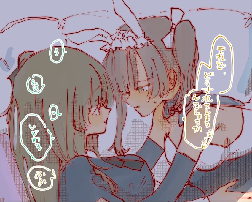 kuo shenlin and wang yujia (assault lily) drawn by rui_rui_rui0122