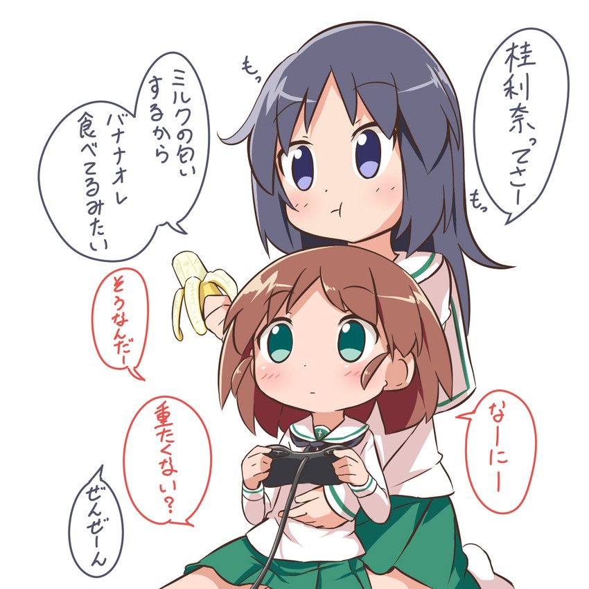 yamagou ayumi and sakaguchi karina (girls und panzer) drawn by makuran
