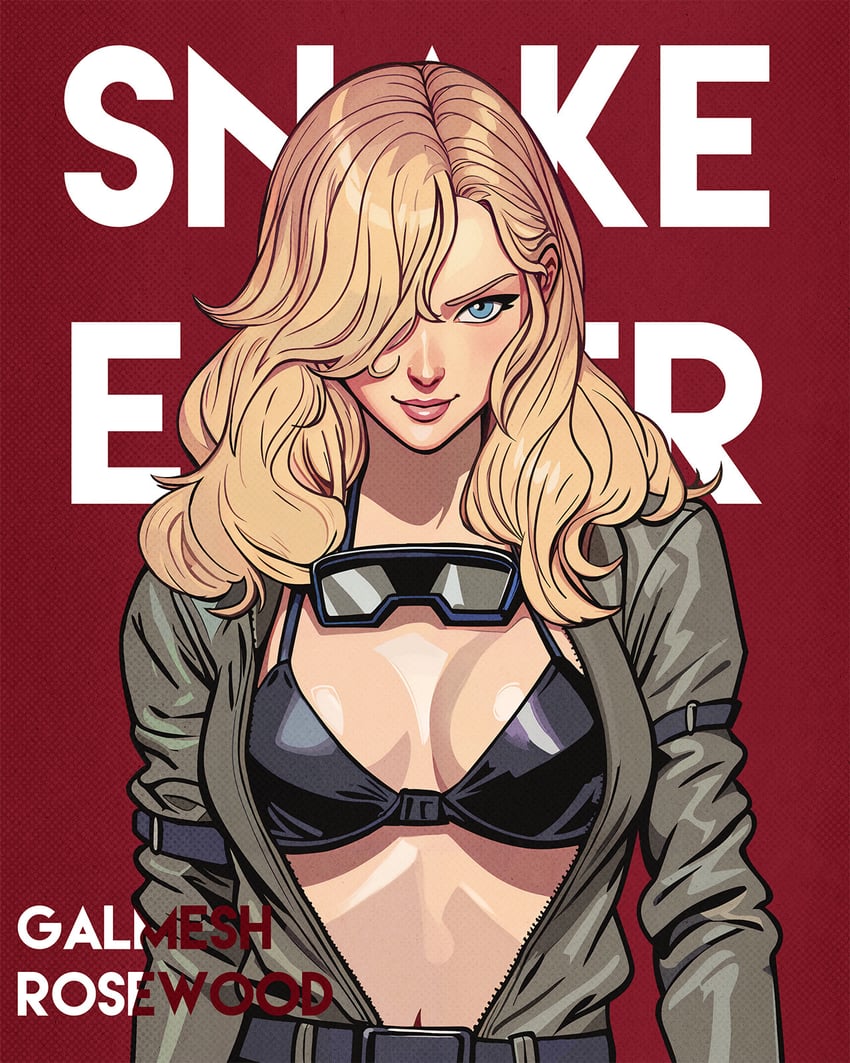 eva (metal gear and 1 more) drawn by galmesh_rosewood