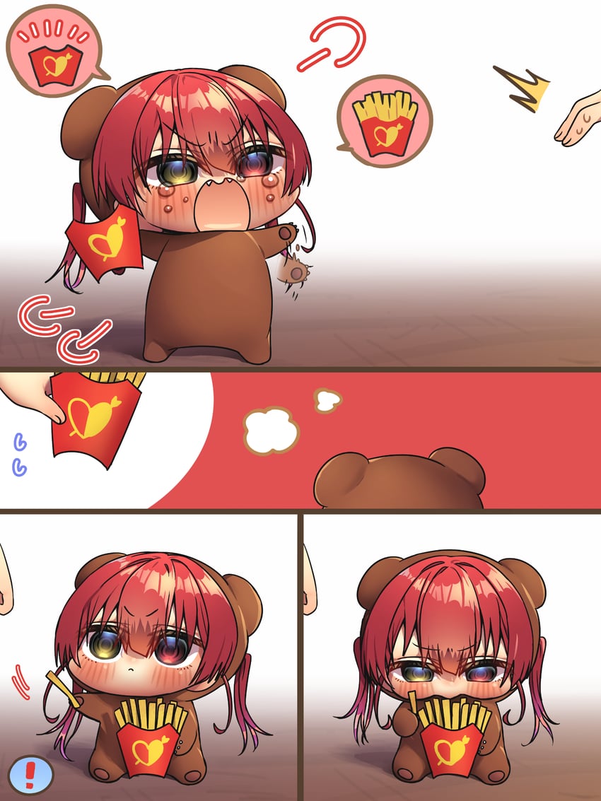 houshou marine and houshou kumarine (hololive) drawn by harumina_mau