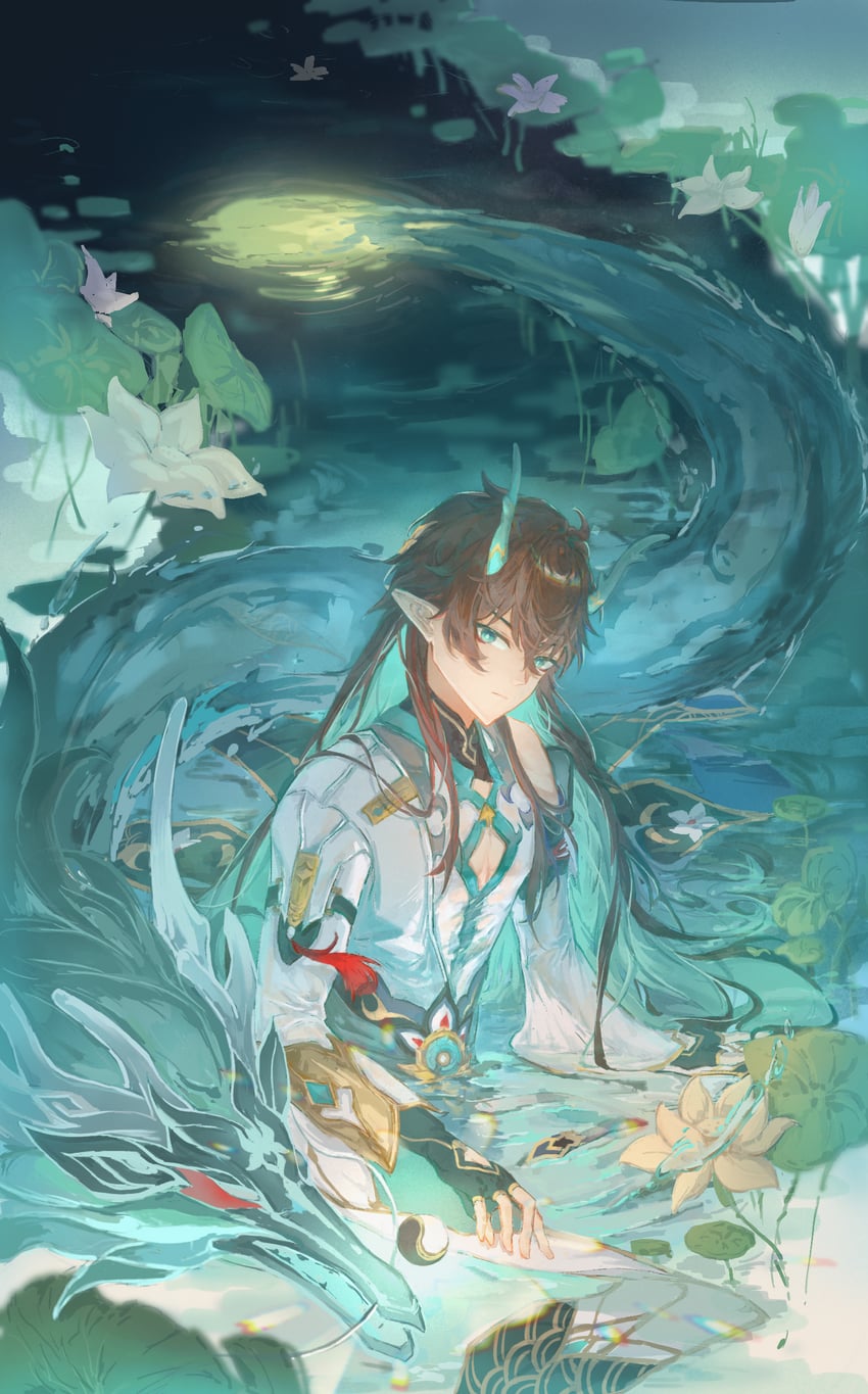 dan heng (honkai and 1 more) drawn by luoxi