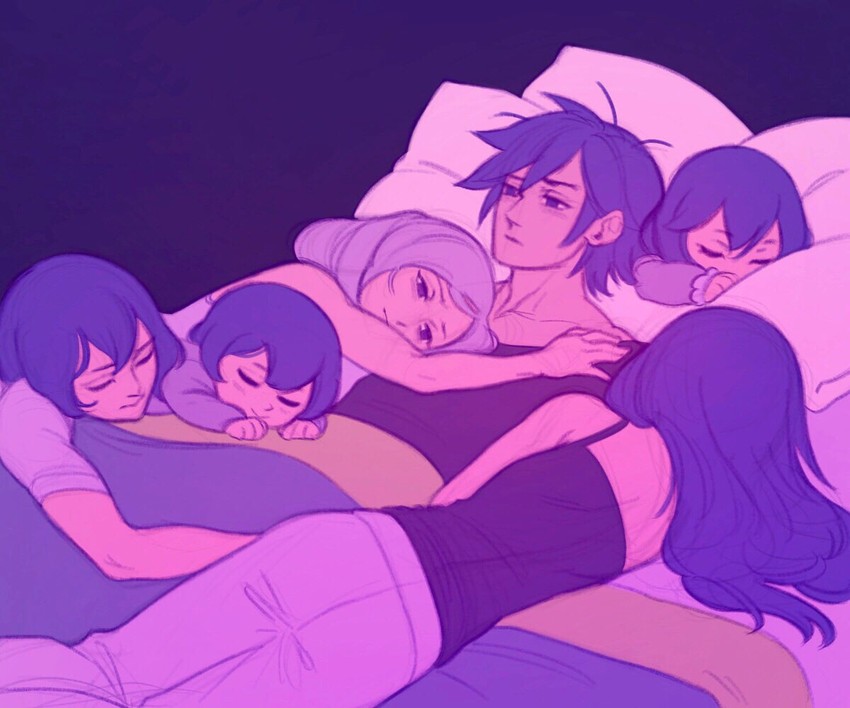 lucina, female robin, chrom, and male morgan (fire emblem and 1 more) drawn by hollyfig