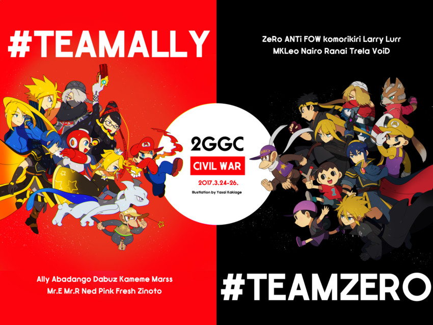 cloud strife, samus aran, mario, rosalina, ryu, and 9 more (pokemon and 21 more) drawn by yasaikakiage