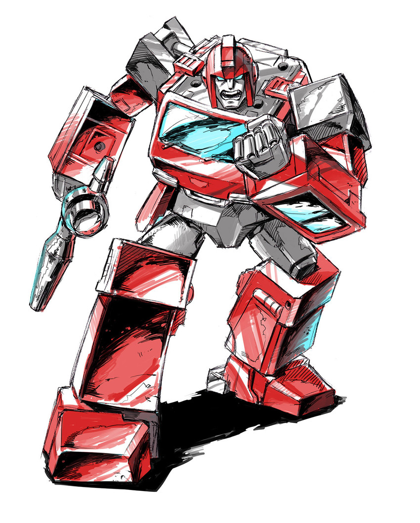 ironhide (transformers and 1 more) drawn by yasukuni_kazumasa