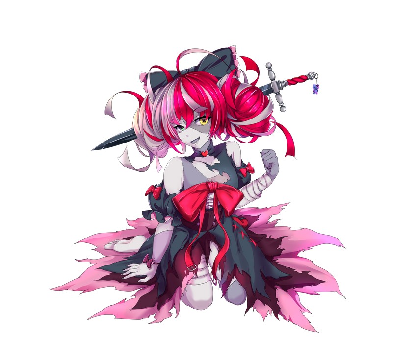 kureiji ollie (hololive and 1 more) drawn by pikajuniel