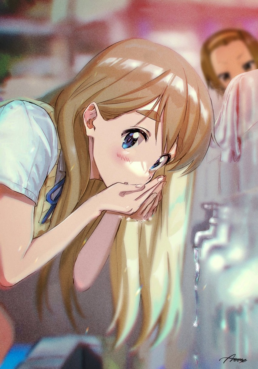 tainaka ritsu and kotobuki tsumugi (k-on!) drawn by verse