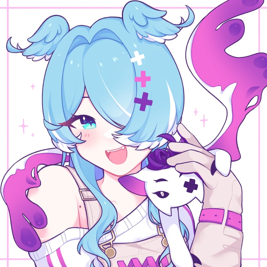elira pendora and pikl (nijisanji and 1 more) drawn by hyuni_(hyunicat)