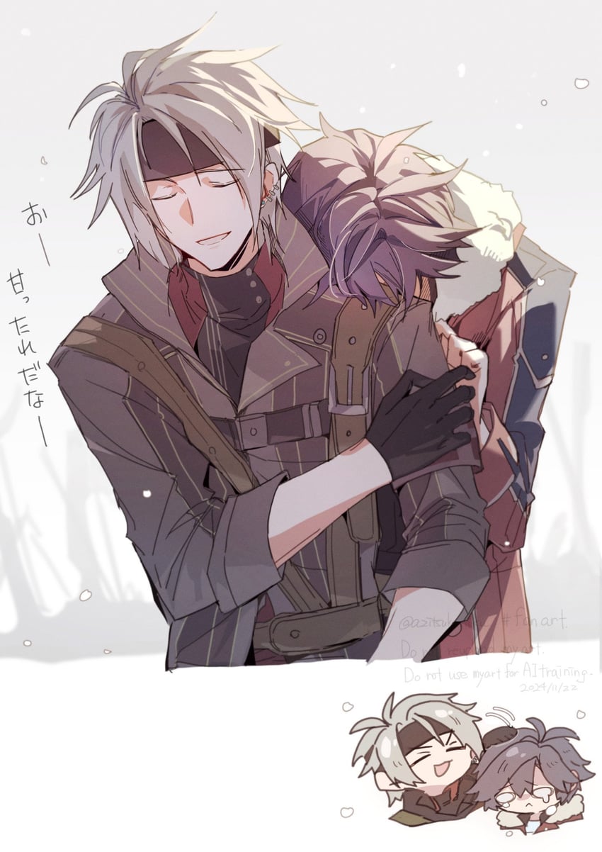 rean schwarzer and crow armbrust (eiyuu densetsu and 2 more) drawn by azitsukeniku