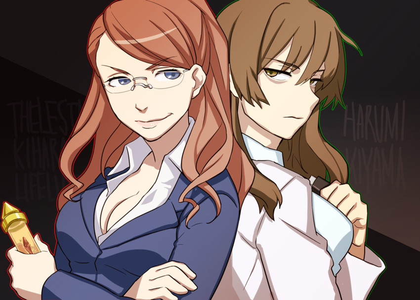 kiyama harumi and telestina kihara lifeline (toaru majutsu no index and 1 more) drawn by rokka_(gipsyroad)