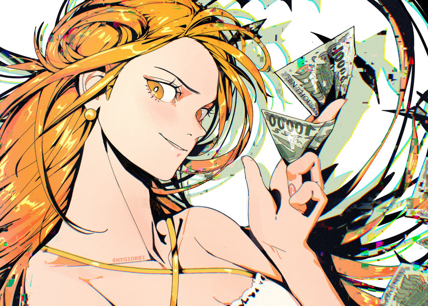 nami (one piece) drawn by mygiorni