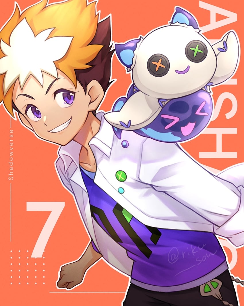 makabe subaru and baccherus (shadowverse and 1 more) drawn by riku_son