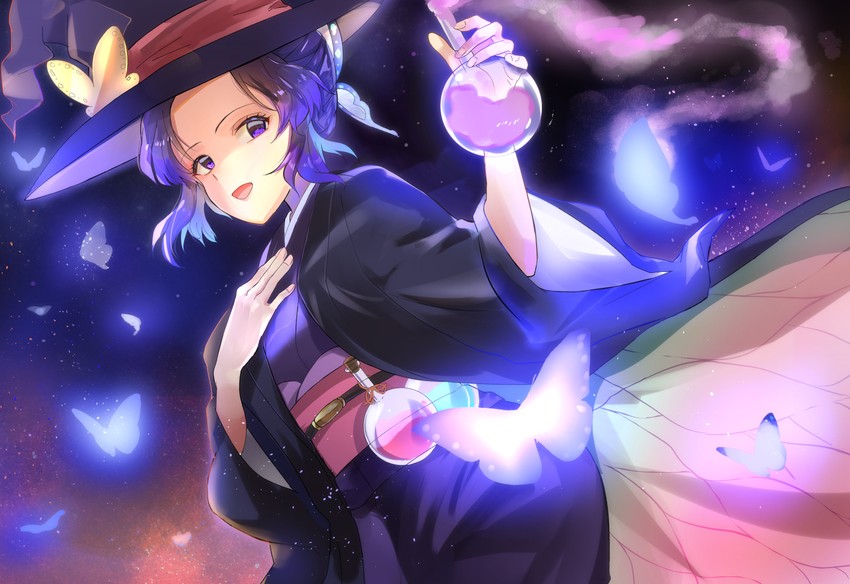 kochou shinobu (kimetsu no yaiba) drawn by gorogoronemuri
