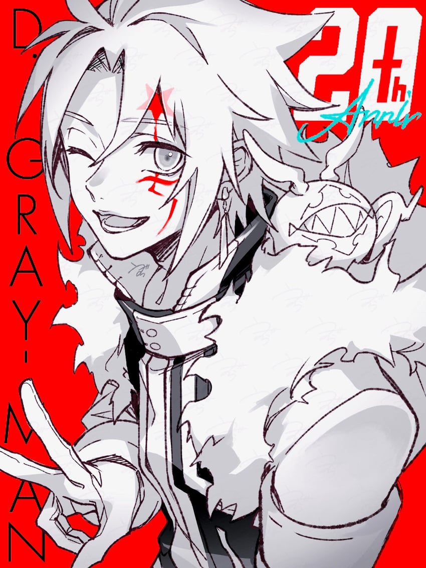 allen walker and timcanpy (d.gray-man) drawn by uzura-000