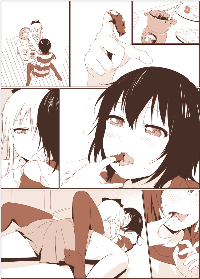 toshinou kyouko and funami yui (yuruyuri) drawn by kamiki_uutarou