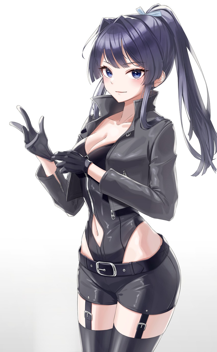 mogami shizuka (idolmaster and 2 more) drawn by hear_(kpmf4732)