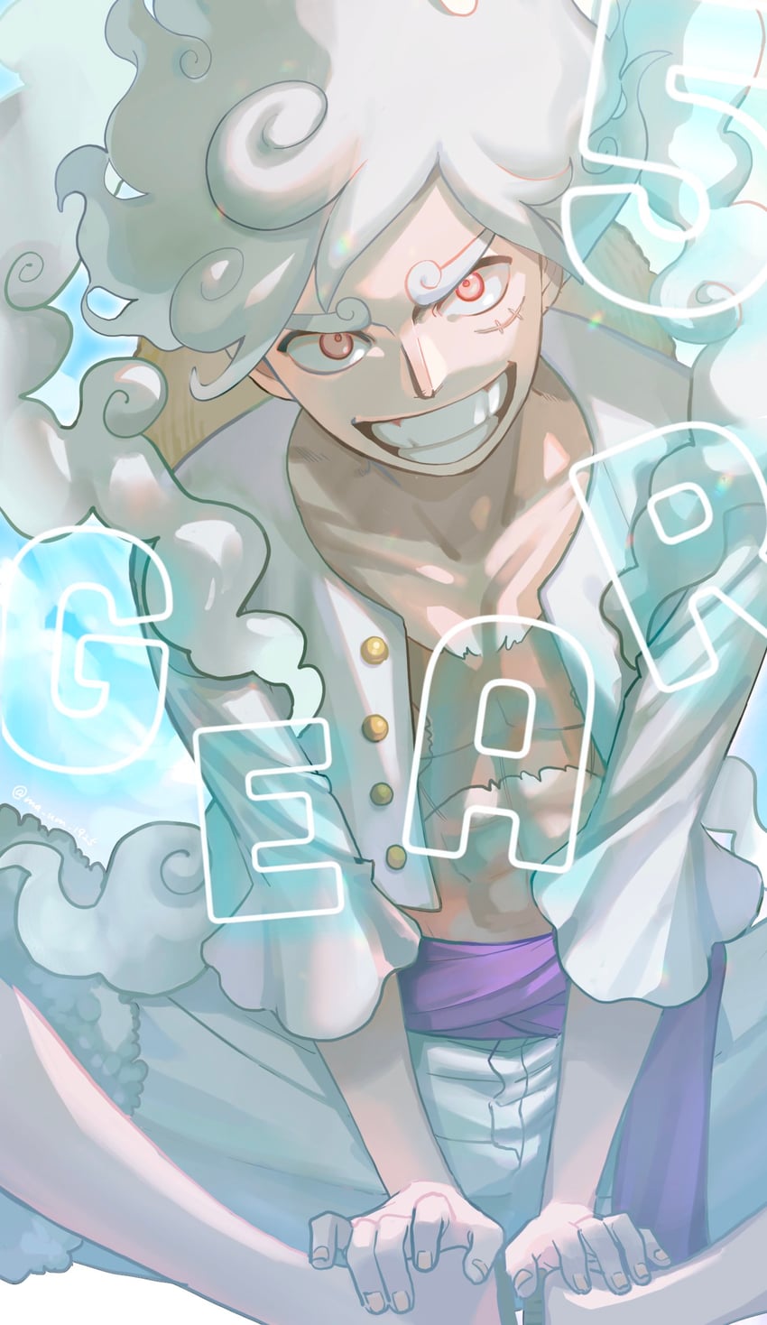 monkey d. luffy (one piece) drawn by ma_um_1925