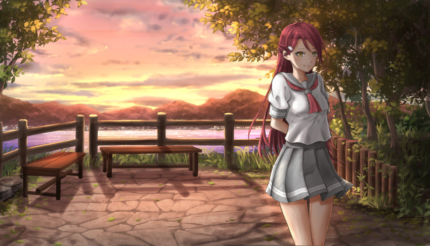 sakurauchi riko (love live! and 1 more) drawn by sugi87