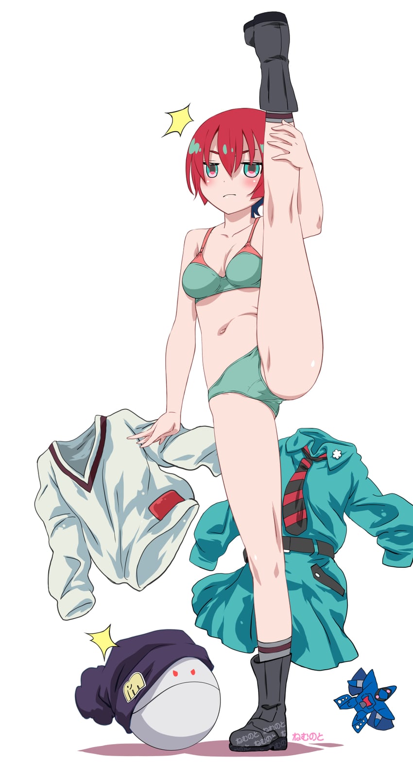 amate yuzuriha, haro, and hambrabi (gundam and 2 more) drawn by noto_(soranoto)