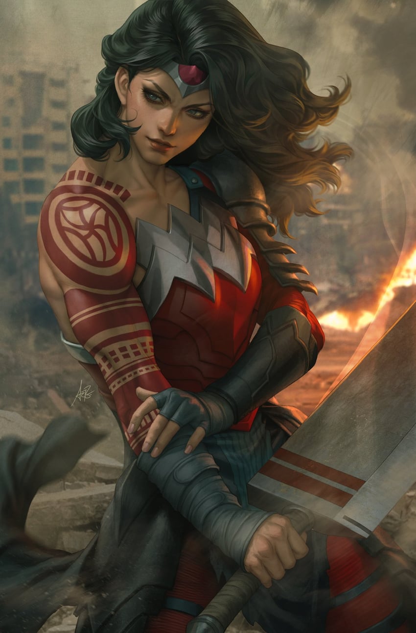 wonder woman (dc comics and 3 more) drawn by stanley_lau