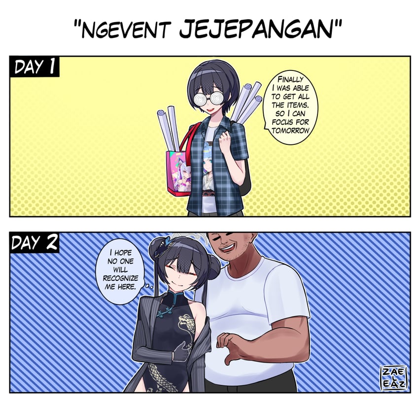 kisaki (original and 1 more) drawn by jaheterbang