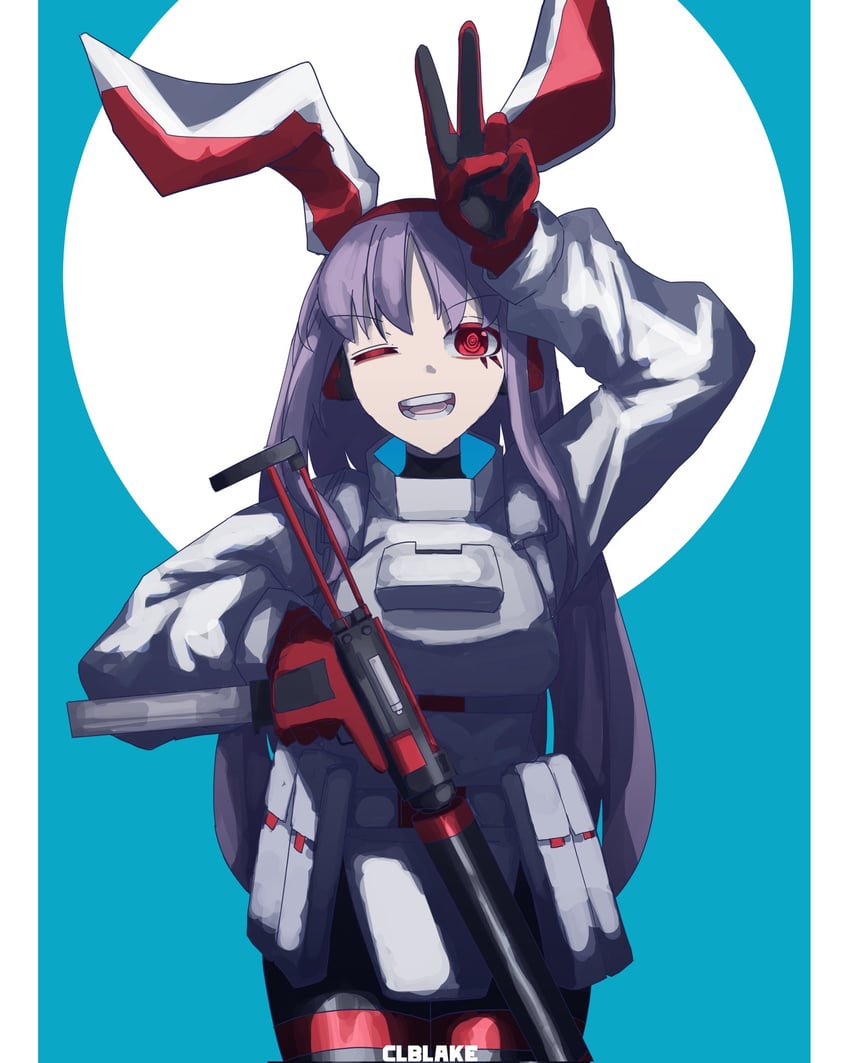 reisen udongein inaba (touhou) drawn by corporalblake