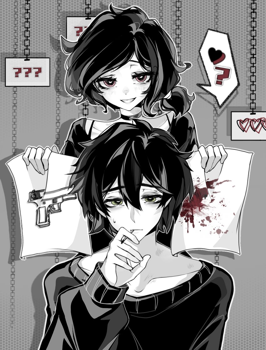 ashley graves and andrew graves (the coffin of andy and leyley) drawn by qitanicheng041