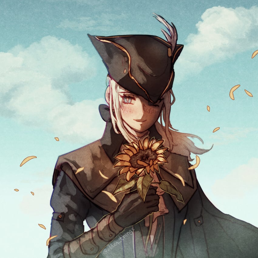 lady maria of the astral clocktower (bloodborne) drawn by elden_things