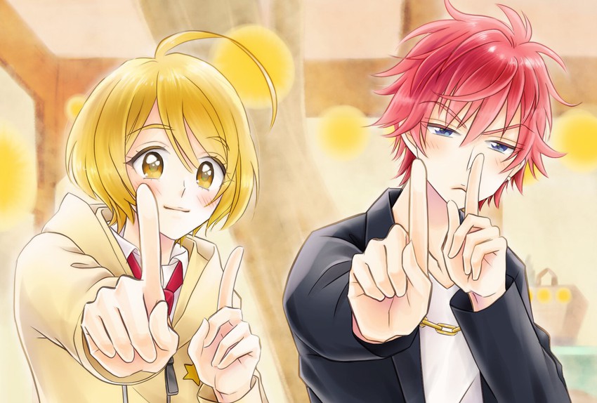 kagayaki homare and harryham harry (precure and 1 more) drawn by shippo_house