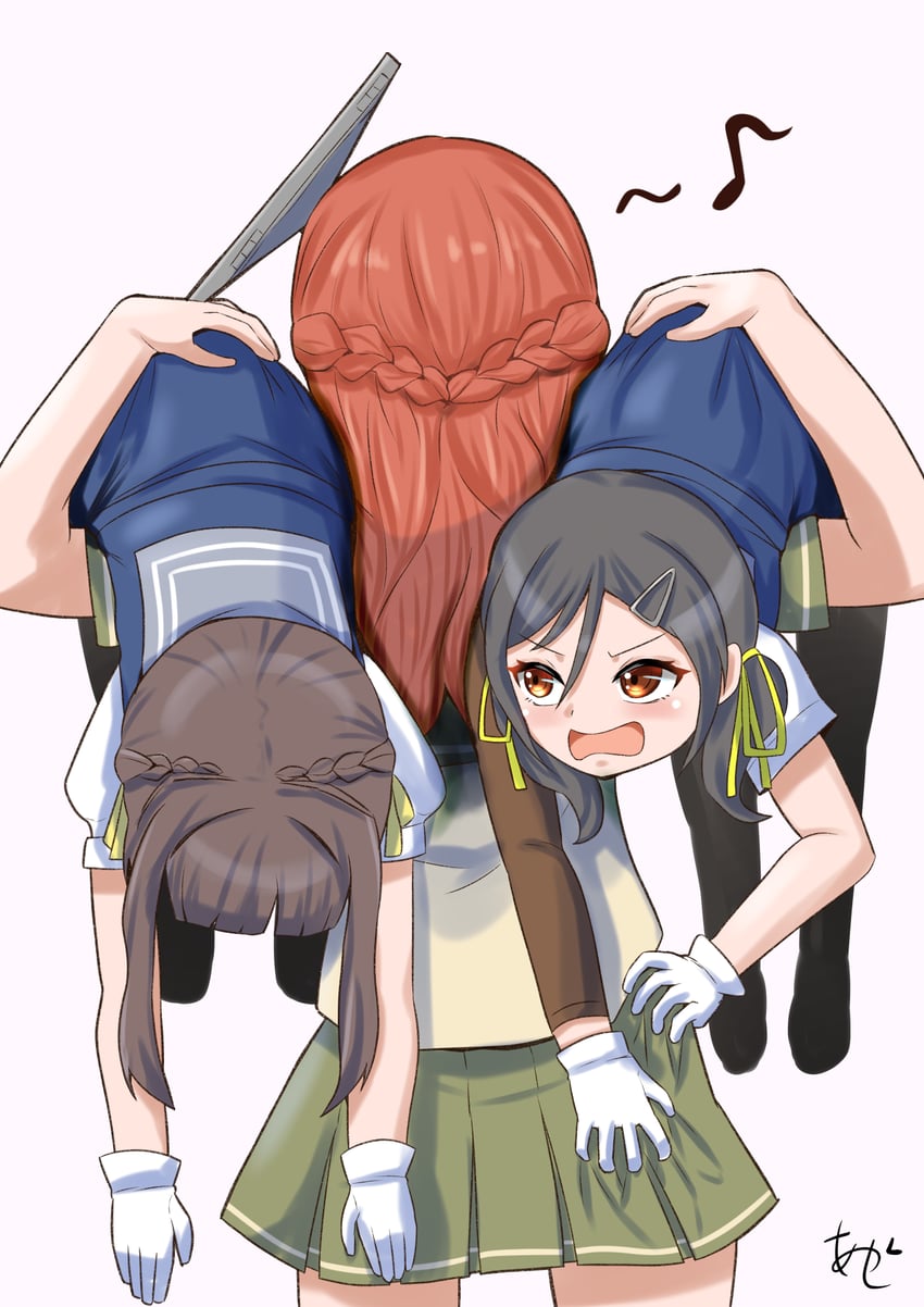 de ruyter, ukuru, and inagi (kantai collection) drawn by akashieru