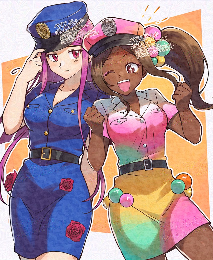ivy and timerra (fire emblem and 1 more) drawn by betabetamaru
