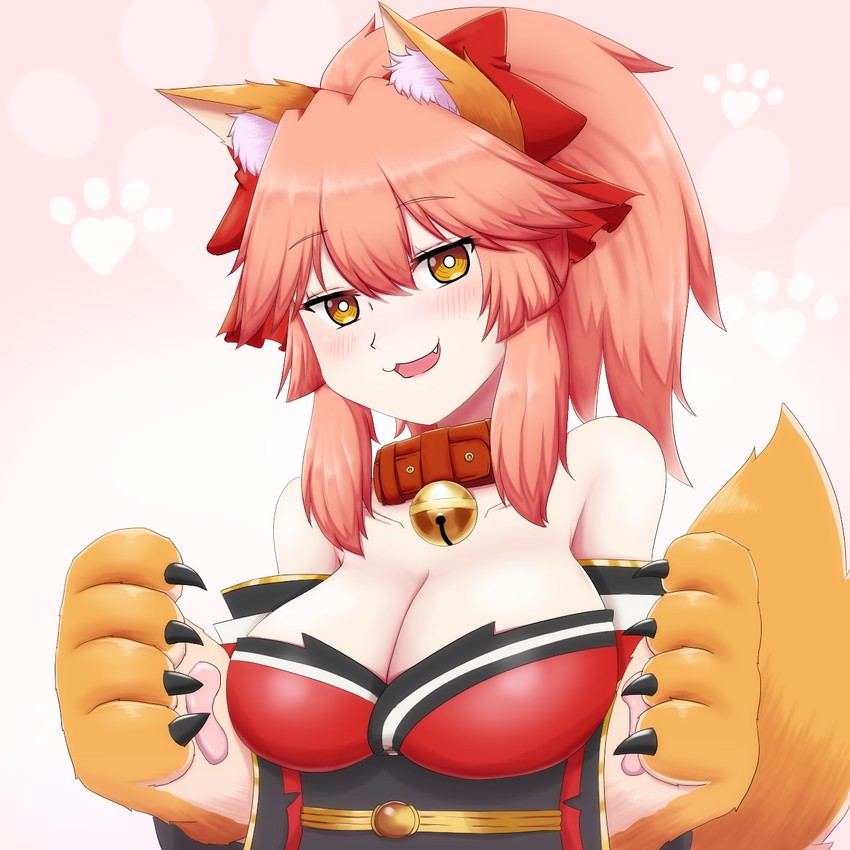 tamamo and tamamo cat (fate and 1 more) drawn by keita_naruzawa