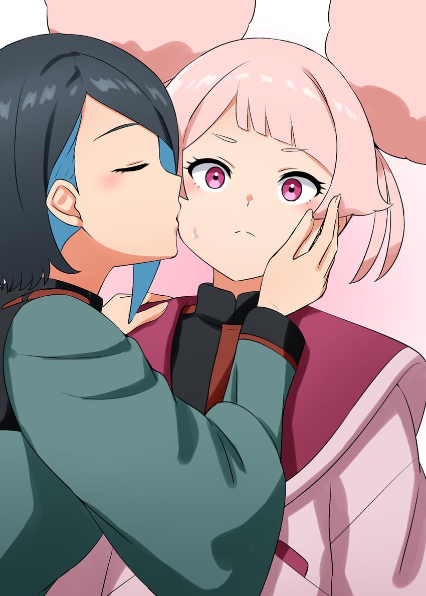 chuatury panlunch and nika nanaura (gundam and 1 more) drawn by kamelie