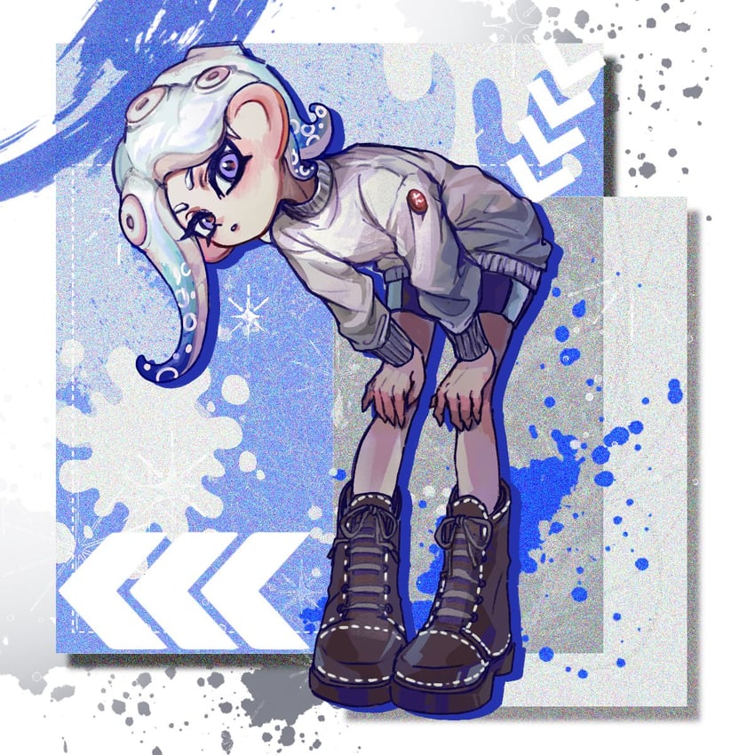 octoling player character and octoling girl (splatoon and 1 more) drawn by gucandiyi52092