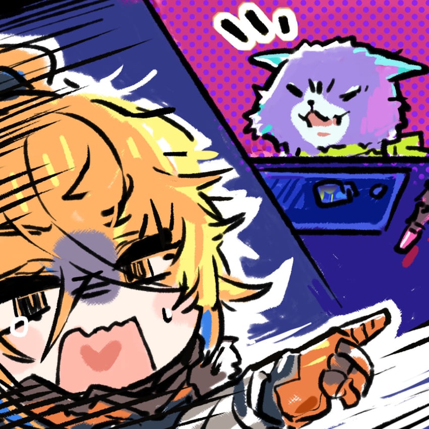sol and puzzle (girls' frontline and 1 more) drawn by cui_pi_zha_xia_qiu