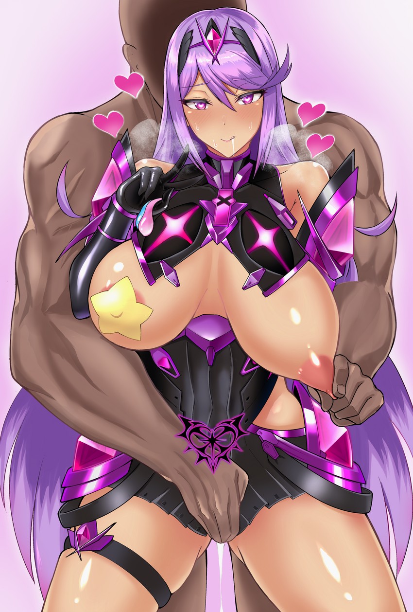 mythra (xenoblade chronicles and 1 more) drawn by gatyo_5