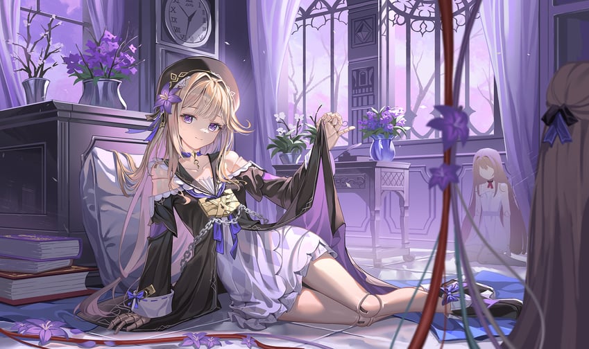 herta (honkai and 1 more) drawn by al_guang