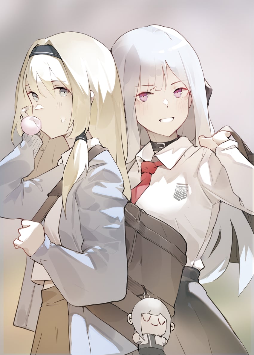 ak-12 and an-94 (girls' frontline) drawn by coteri