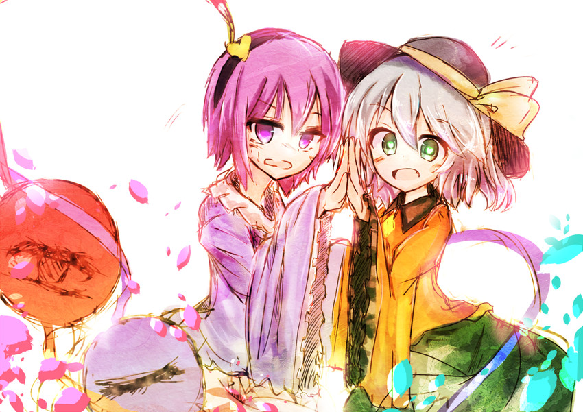 komeiji koishi and komeiji satori (touhou) drawn by yoshita21007