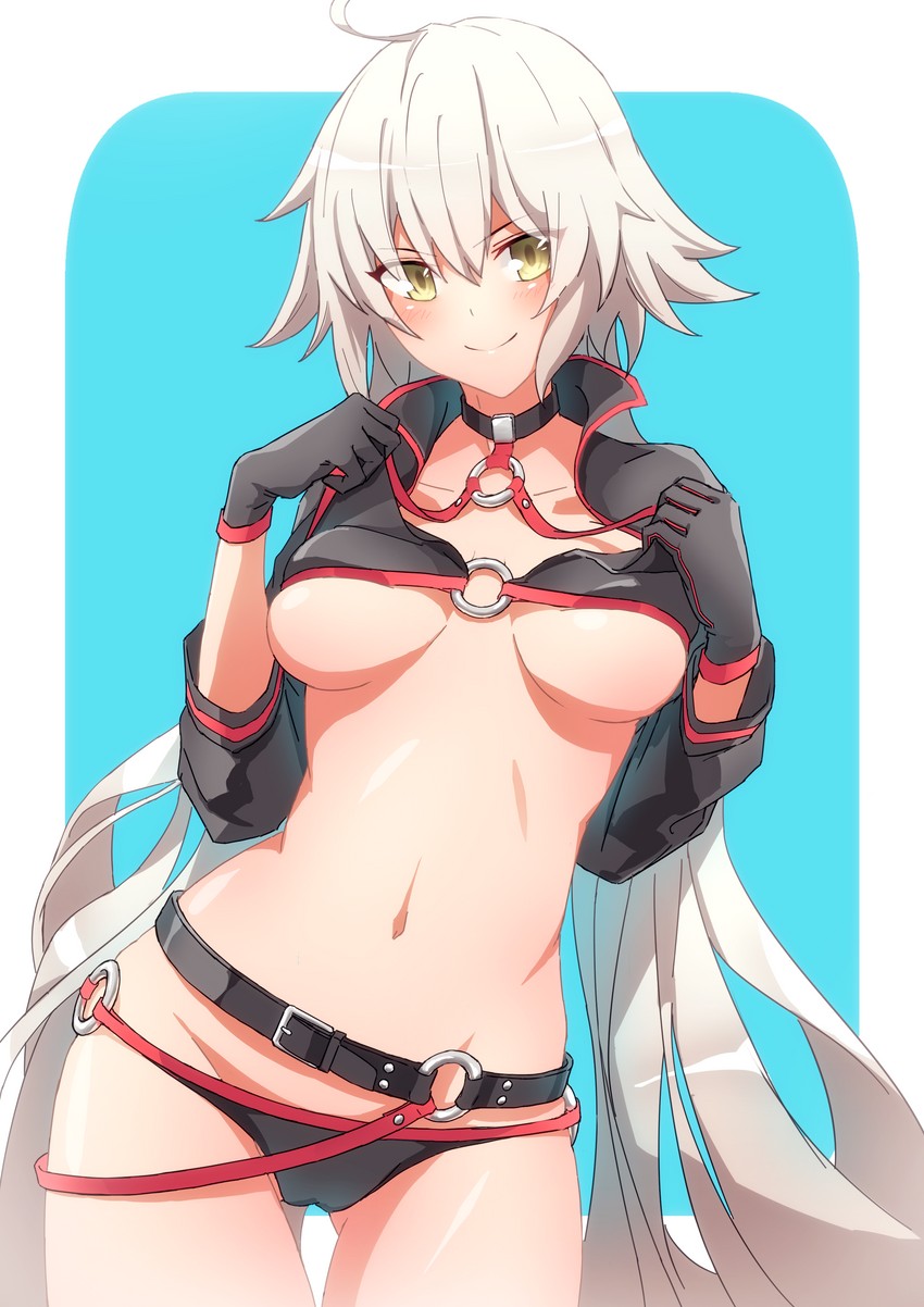 jeanne d'arc alter (fate and 1 more) drawn by momo_ama_kami