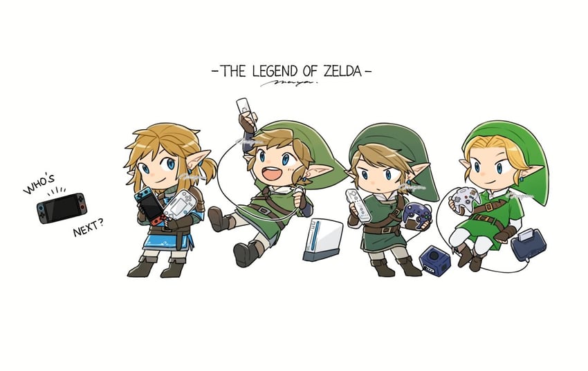 link (the legend of zelda and 4 more) drawn by maya_(mayamayammy)