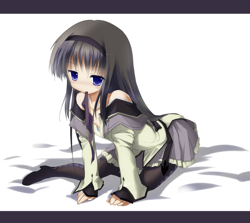 akemi homura (mahou shoujo madoka magica) drawn by izumi_yukiru