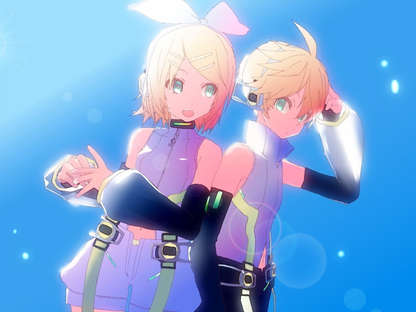 kagamine rin and kagamine len (vocaloid) drawn by d_futagosaikyou