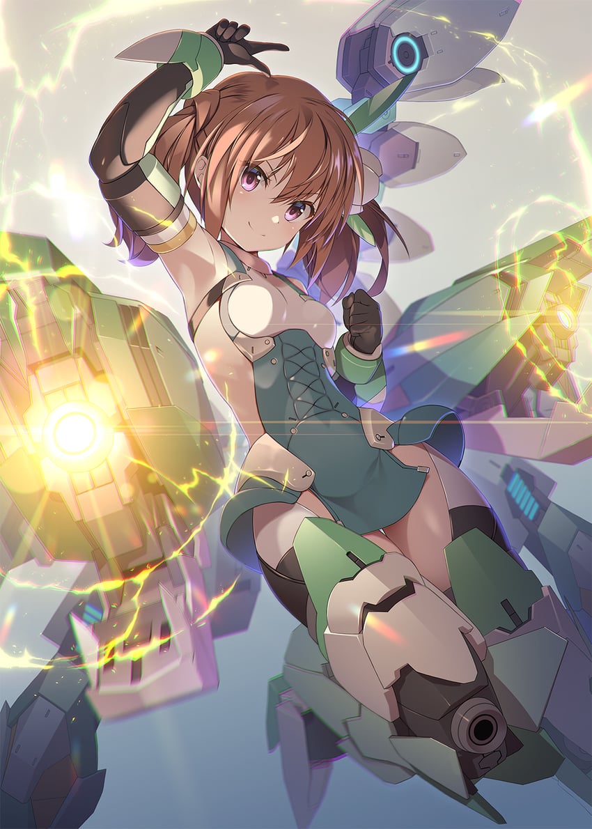 kimikage yui (alice gear aegis) drawn by zb_(dawn-blue)