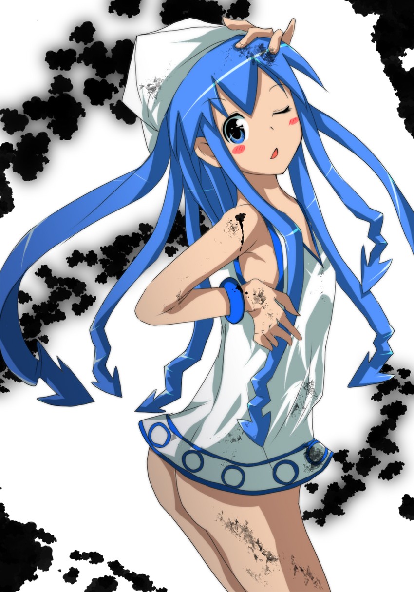 ikamusume (shinryaku! ikamusume) drawn by mkcrf