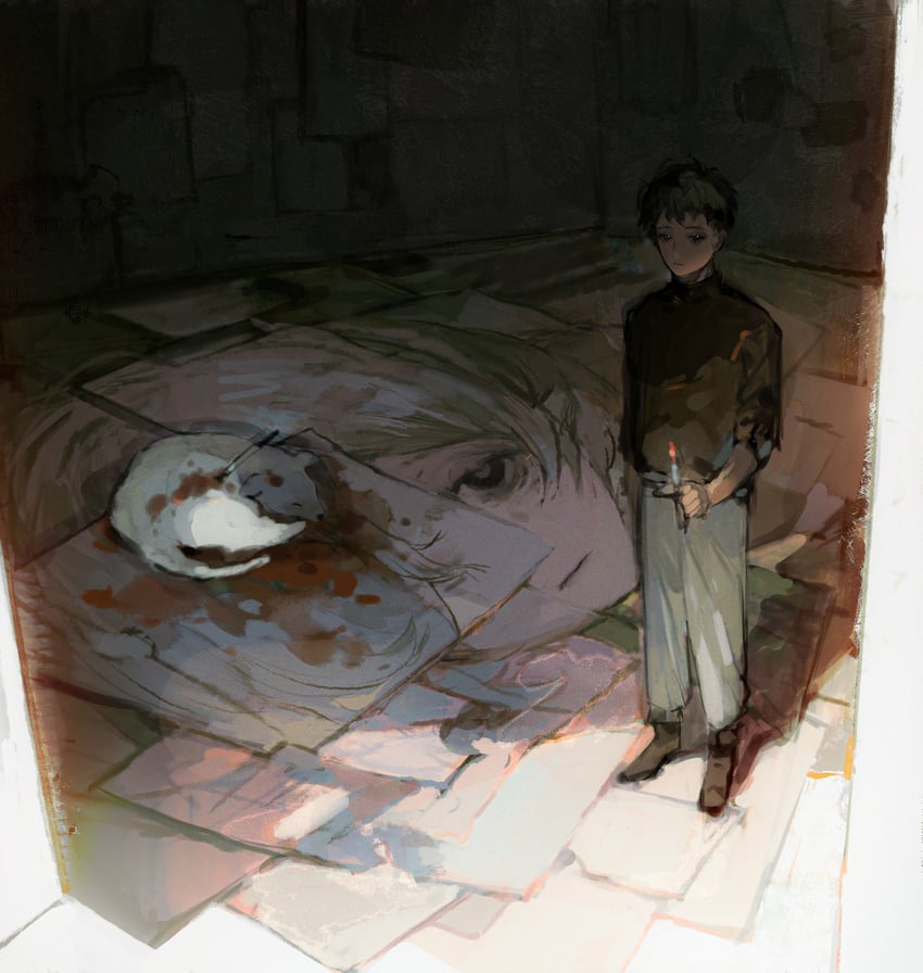 mithrun, kabru, and goat (dungeon meshi) drawn by ty-papapa