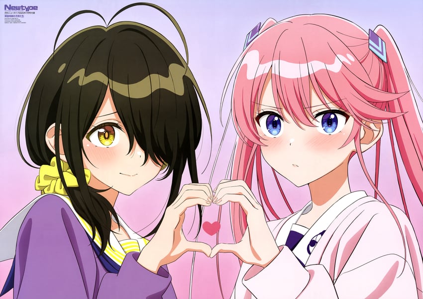 shiunji kotono and shiunji ouka (newtype and 1 more) drawn by mutou_miki