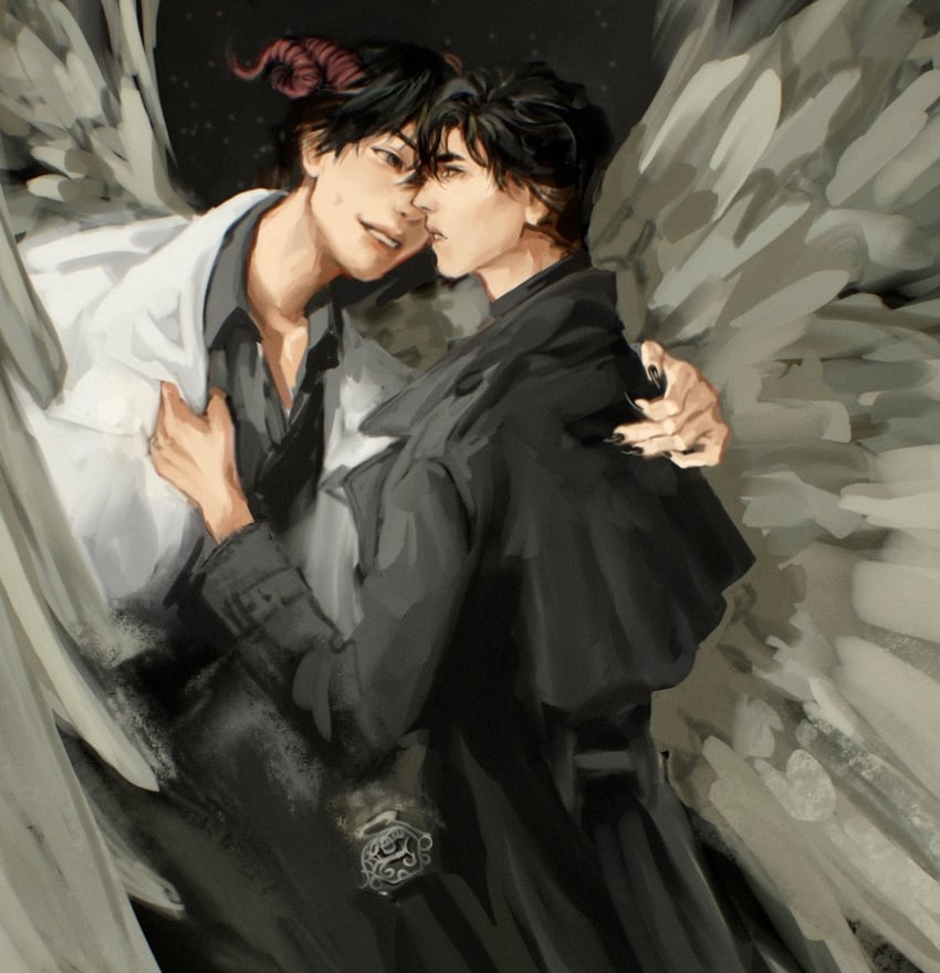 kim dokja and yoo joonghyuk (omniscient reader's viewpoint) drawn by macaronijail