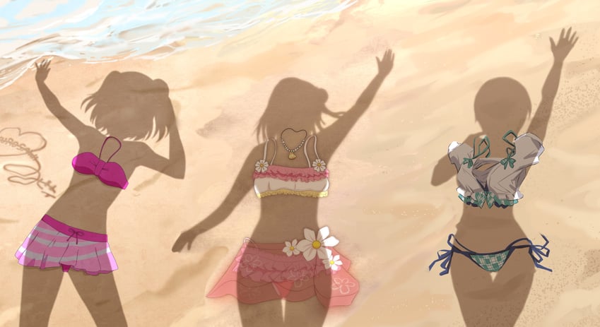 uehara ayumu, kurosawa ruby, and wakana shiki (love live! and 3 more) drawn by box_wonderland, ddeshiro, and oxicmar