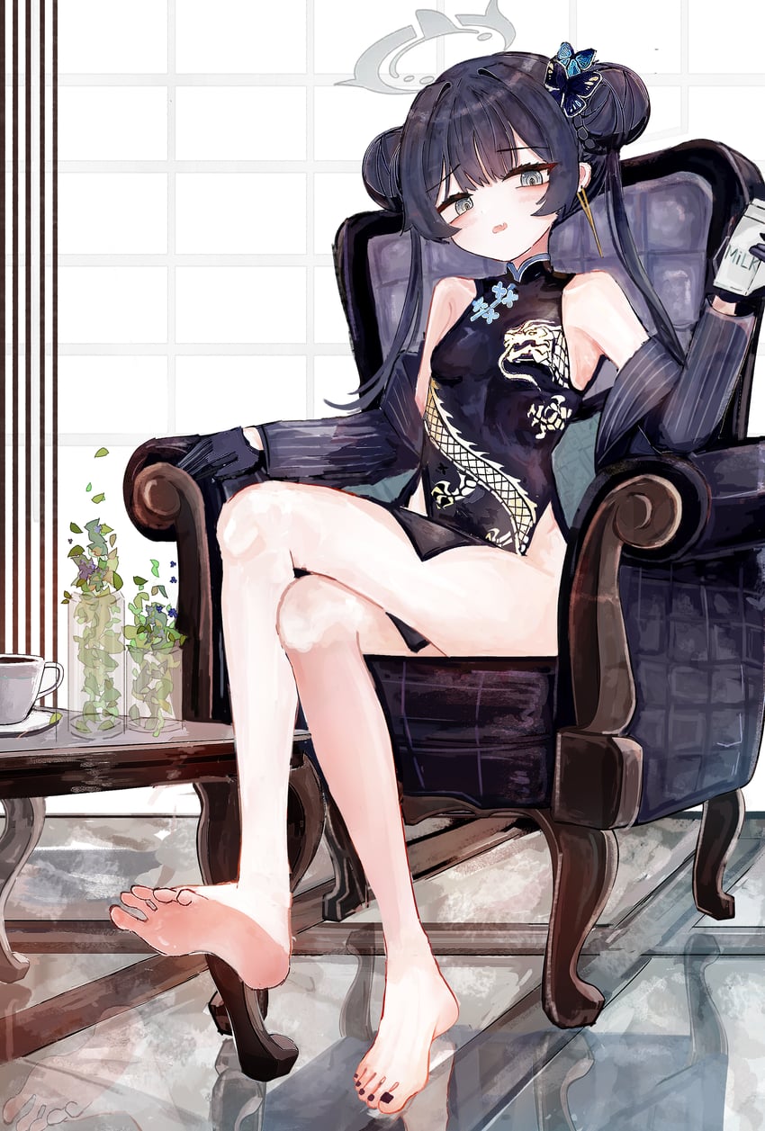 kisaki (blue archive) drawn by aiu_.