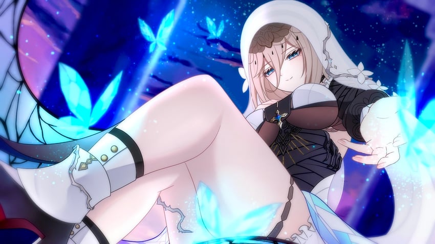 aponia (honkai and 1 more) drawn by marutaro